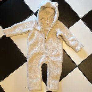 Gap Baby Sherpa fleece one piece cold weather